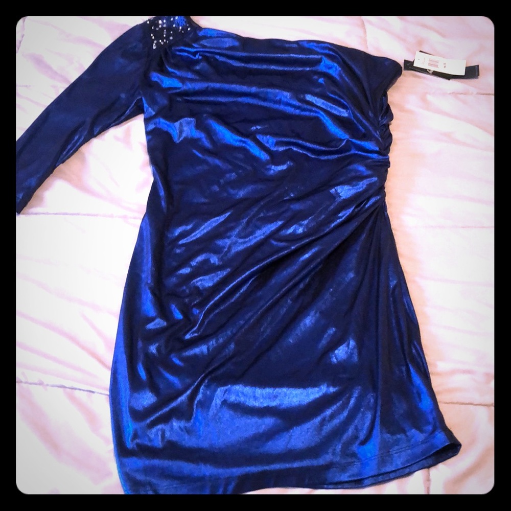 Blue dress